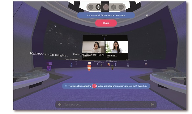 Example of virtual events.